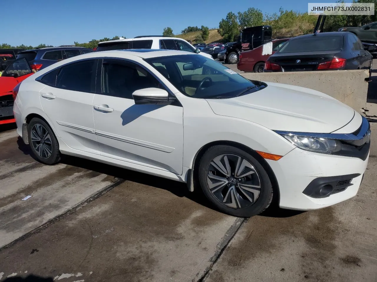 2018 Honda Civic Exl VIN: JHMFC1F73JX002831 Lot: 72211394