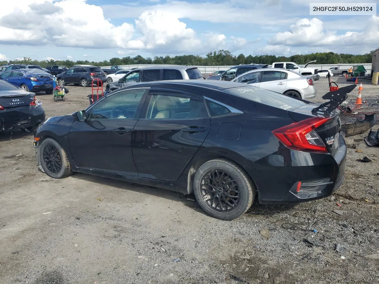 2018 Honda Civic Lx VIN: 2HGFC2F50JH529124 Lot: 72259734