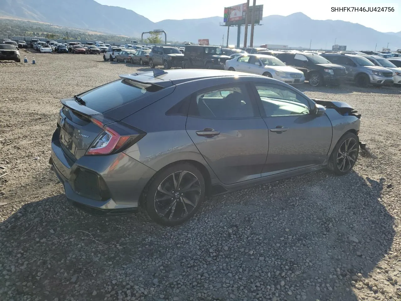 SHHFK7H46JU424756 2018 Honda Civic Sport