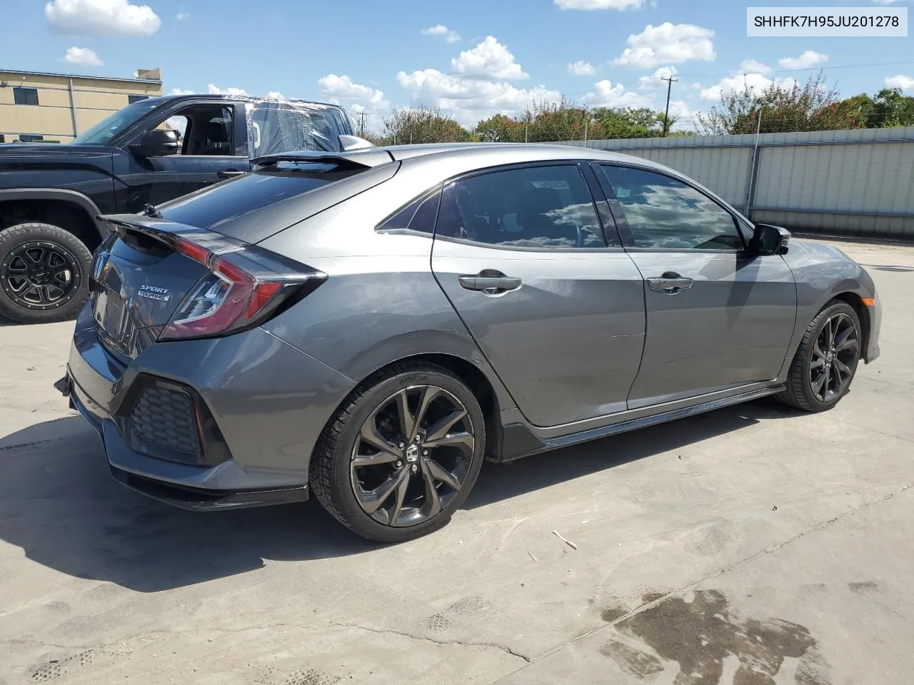 2018 Honda Civic Sport Touring VIN: SHHFK7H95JU201278 Lot: 72428004