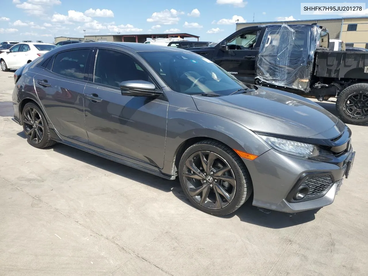 2018 Honda Civic Sport Touring VIN: SHHFK7H95JU201278 Lot: 72428004