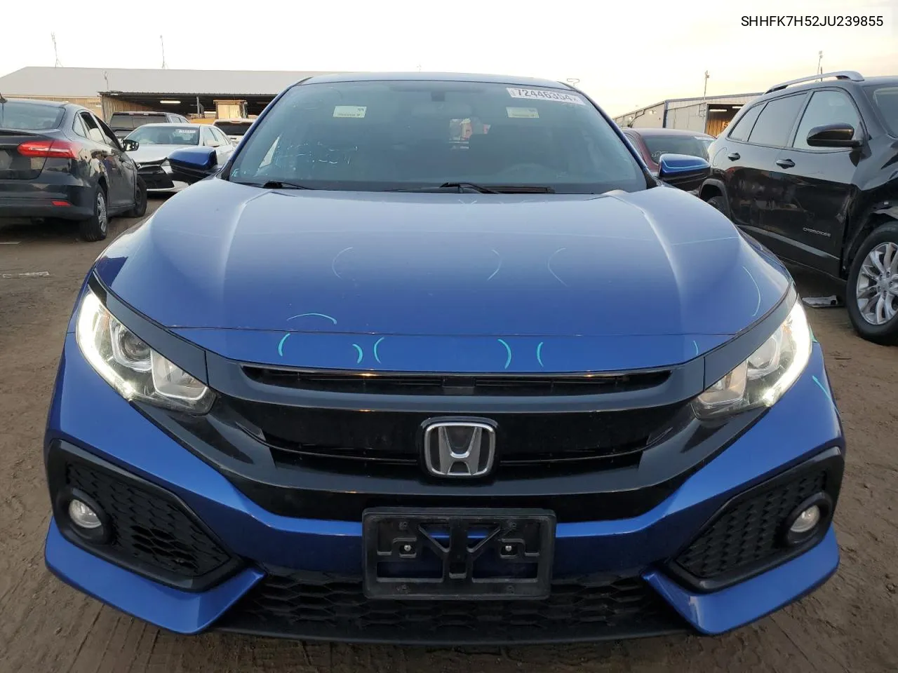 2018 Honda Civic Ex VIN: SHHFK7H52JU239855 Lot: 72446354