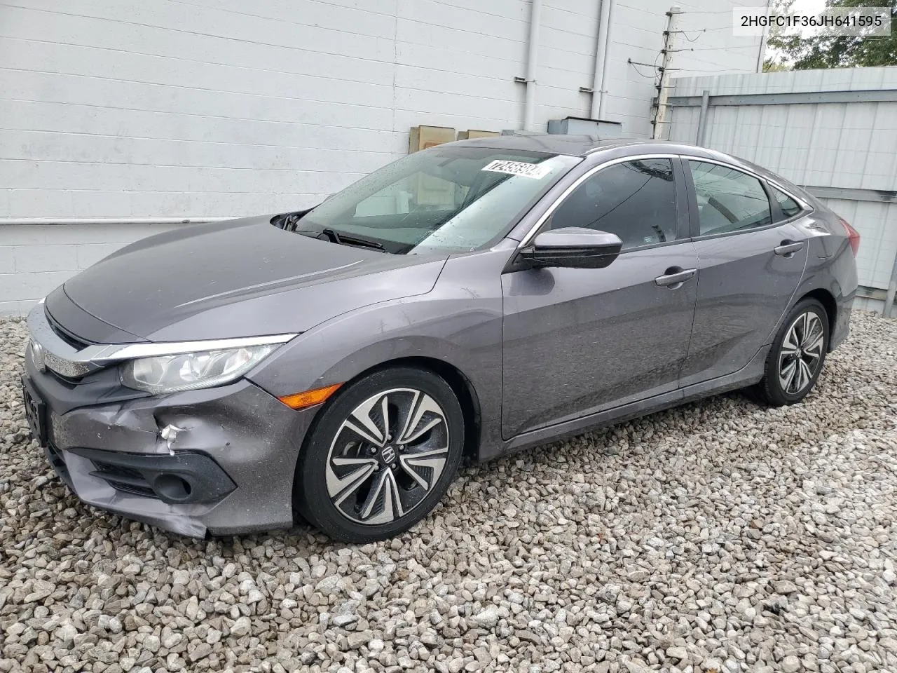 2018 Honda Civic Ex VIN: 2HGFC1F36JH641595 Lot: 72456984