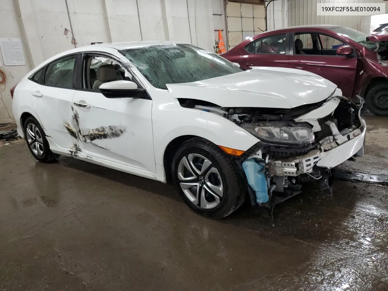 2018 Honda Civic Lx VIN: 19XFC2F55JE010094 Lot: 72517874