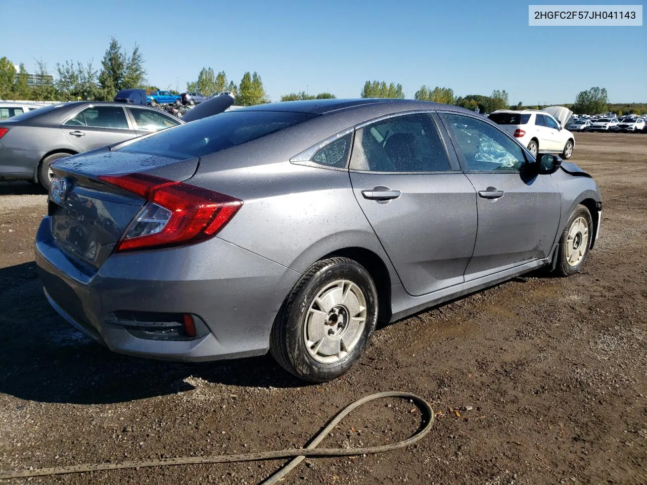 2018 Honda Civic Lx VIN: 2HGFC2F57JH041143 Lot: 72819534