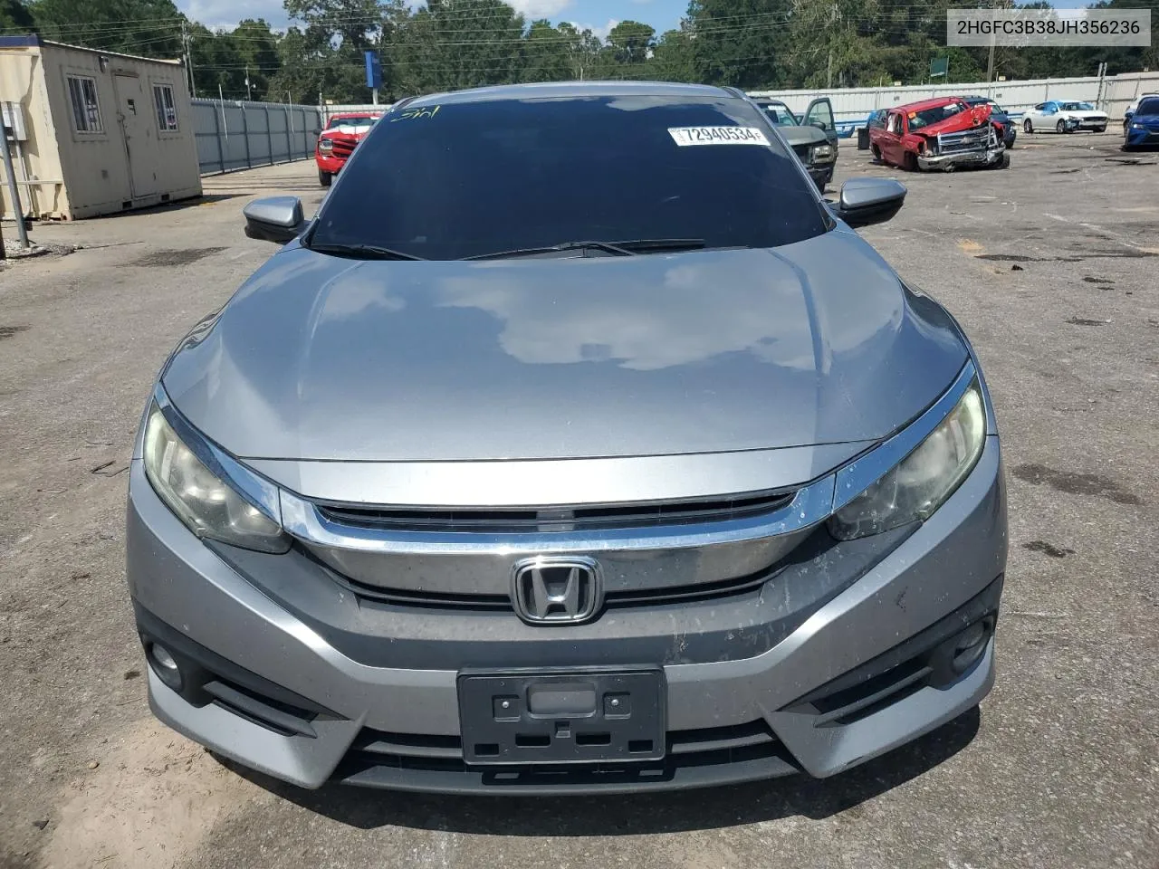 2HGFC3B38JH356236 2018 Honda Civic Ex