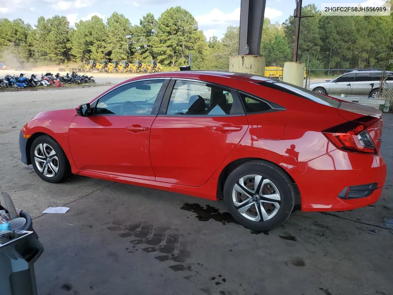 2018 Honda Civic Lx VIN: 2HGFC2F58JH556989 Lot: 72966124