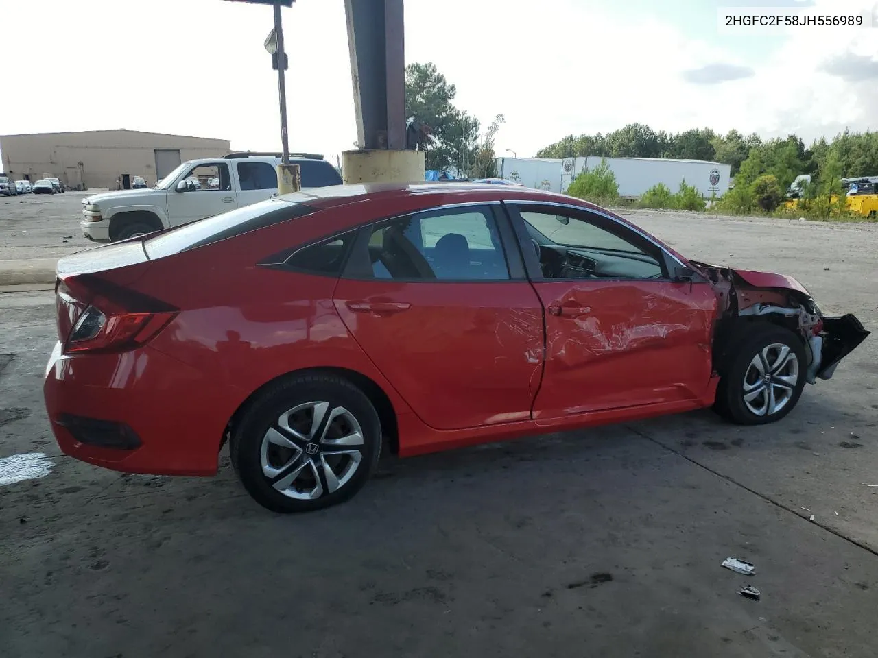 2018 Honda Civic Lx VIN: 2HGFC2F58JH556989 Lot: 72966124