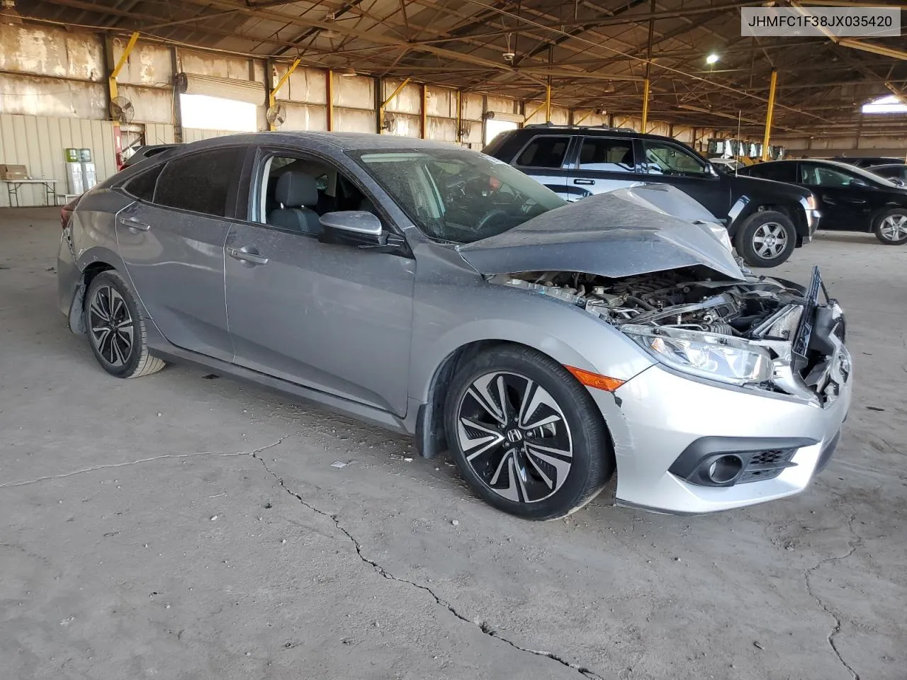 2018 Honda Civic Ex VIN: JHMFC1F38JX035420 Lot: 72967944