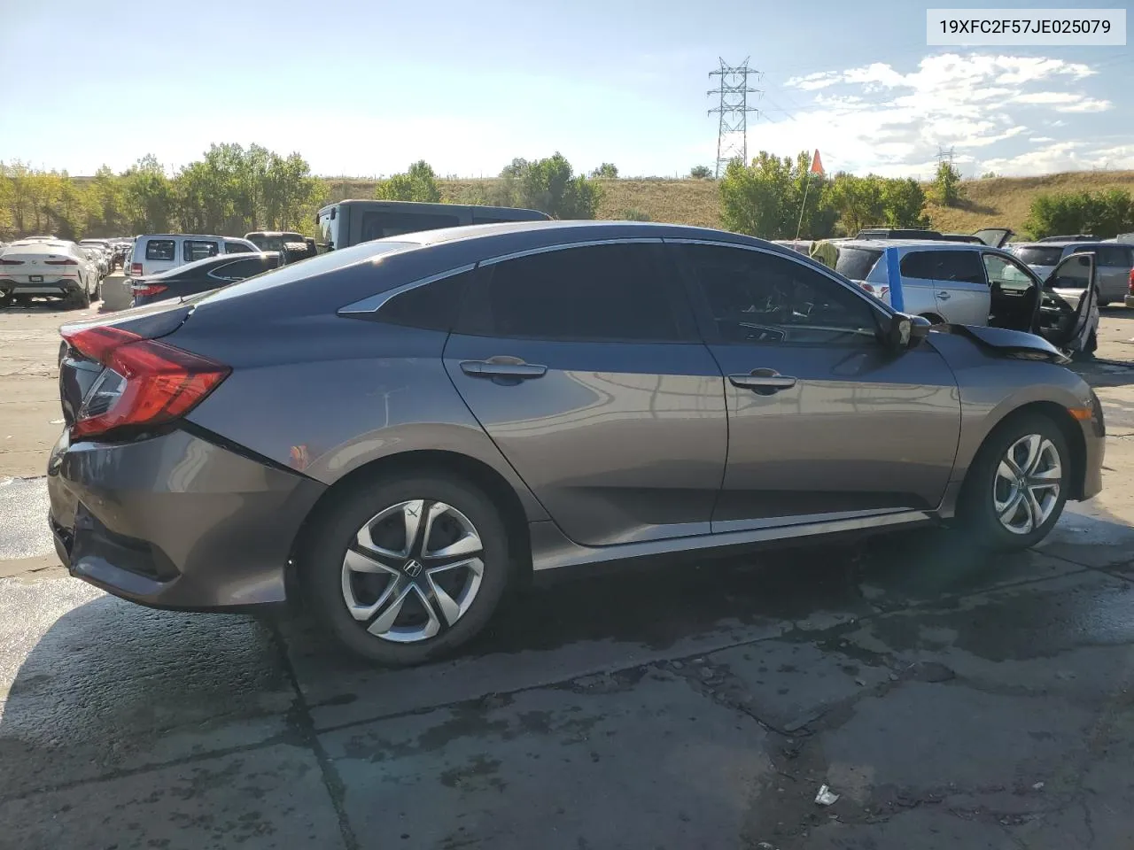 2018 Honda Civic Lx VIN: 19XFC2F57JE025079 Lot: 73051344