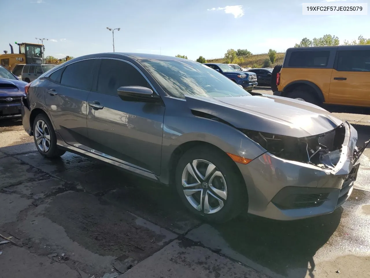 2018 Honda Civic Lx VIN: 19XFC2F57JE025079 Lot: 73051344