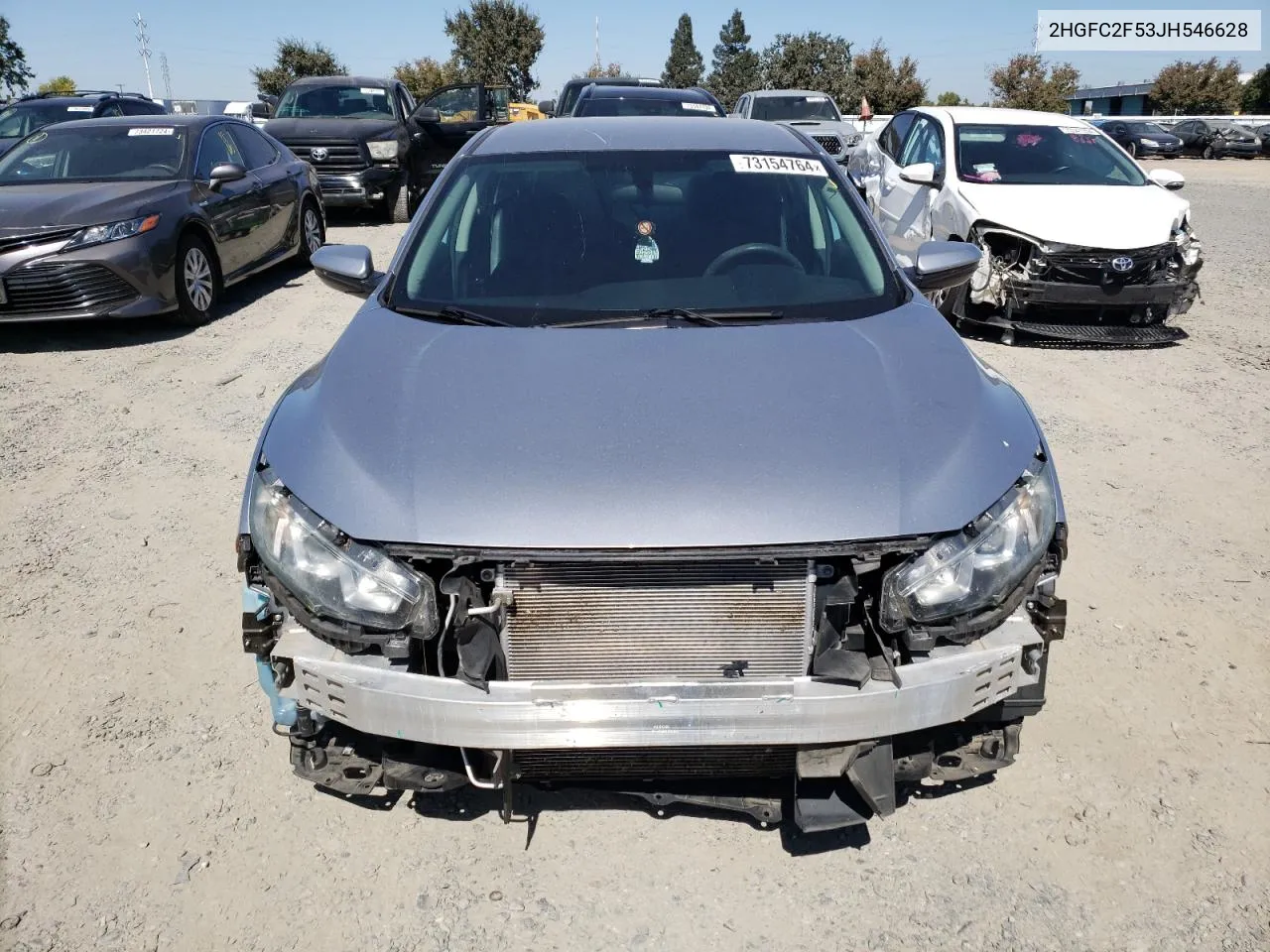 2HGFC2F53JH546628 2018 Honda Civic Lx