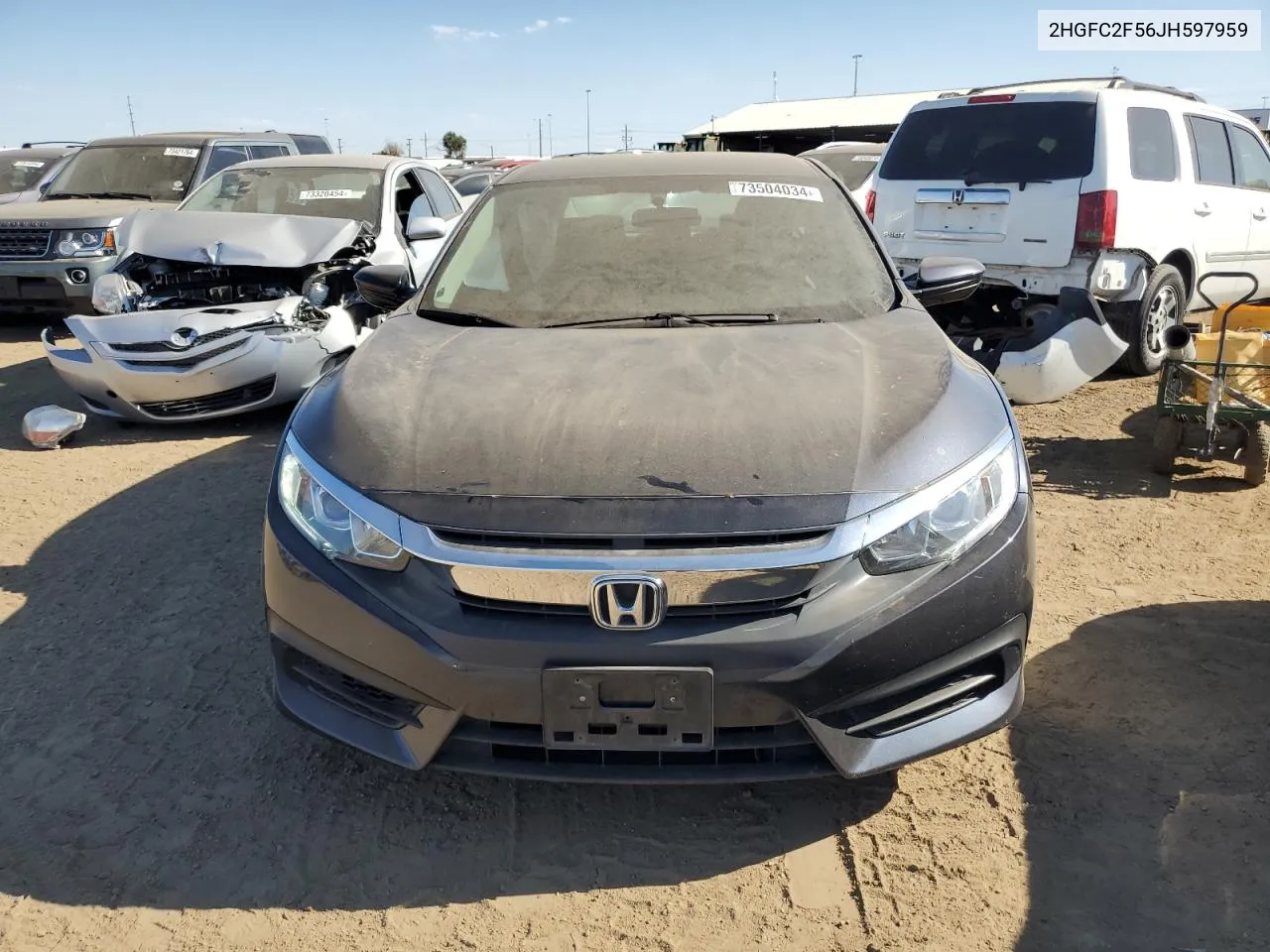 2HGFC2F56JH597959 2018 Honda Civic Lx