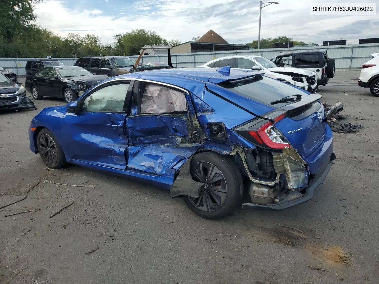 SHHFK7H53JU426022 2018 Honda Civic Ex