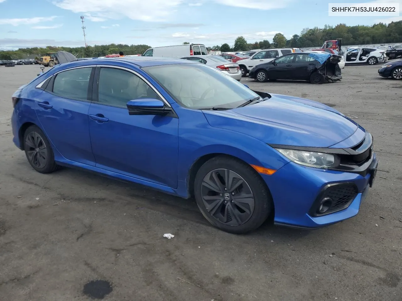 SHHFK7H53JU426022 2018 Honda Civic Ex