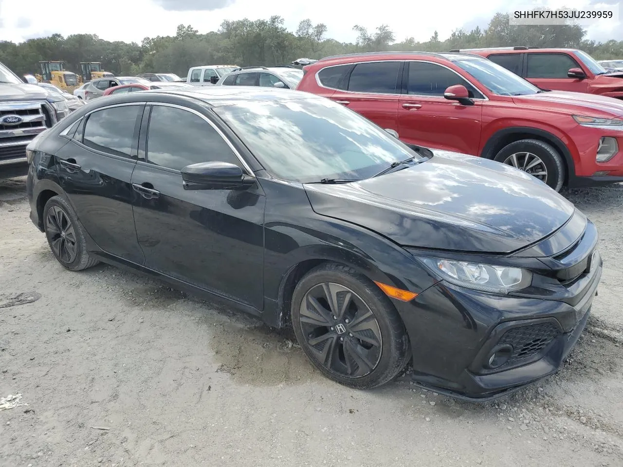 2018 Honda Civic Ex VIN: SHHFK7H53JU239959 Lot: 73770024