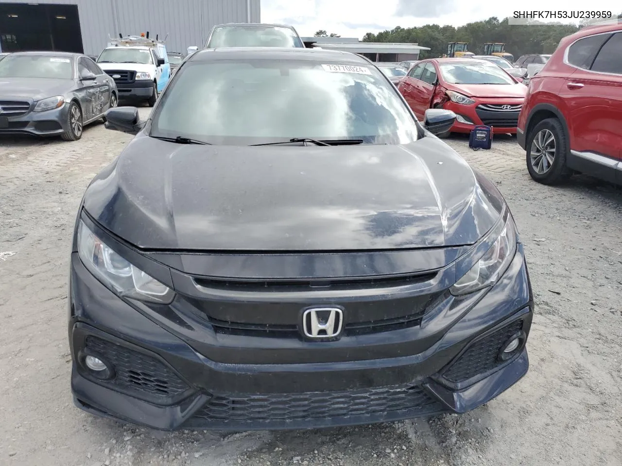 2018 Honda Civic Ex VIN: SHHFK7H53JU239959 Lot: 73770024