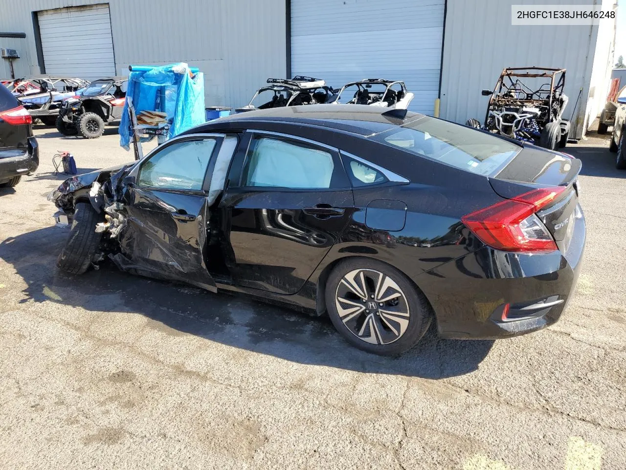 2018 Honda Civic Ex VIN: 2HGFC1E38JH646248 Lot: 73960764