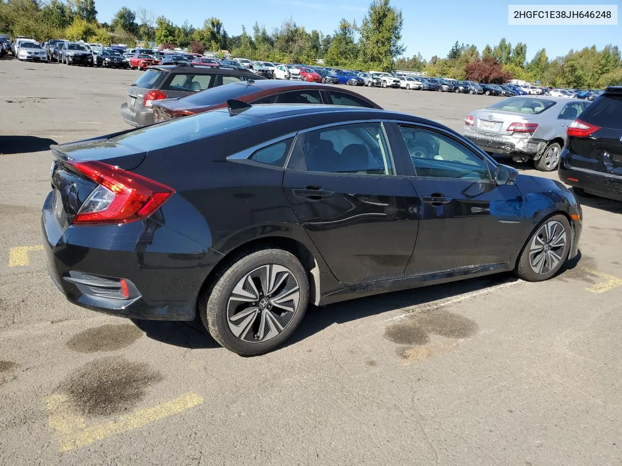 2018 Honda Civic Ex VIN: 2HGFC1E38JH646248 Lot: 73960764