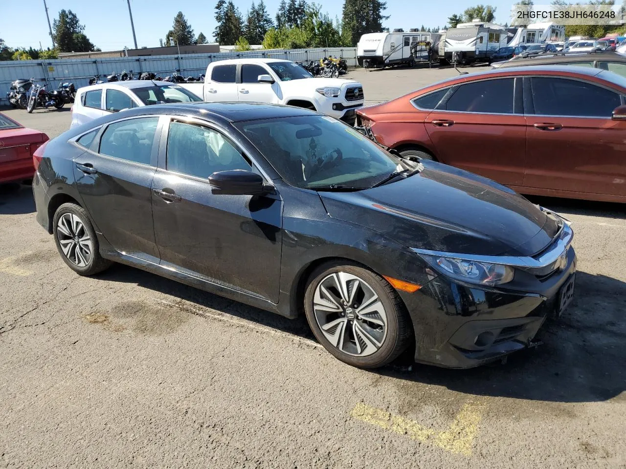 2018 Honda Civic Ex VIN: 2HGFC1E38JH646248 Lot: 73960764