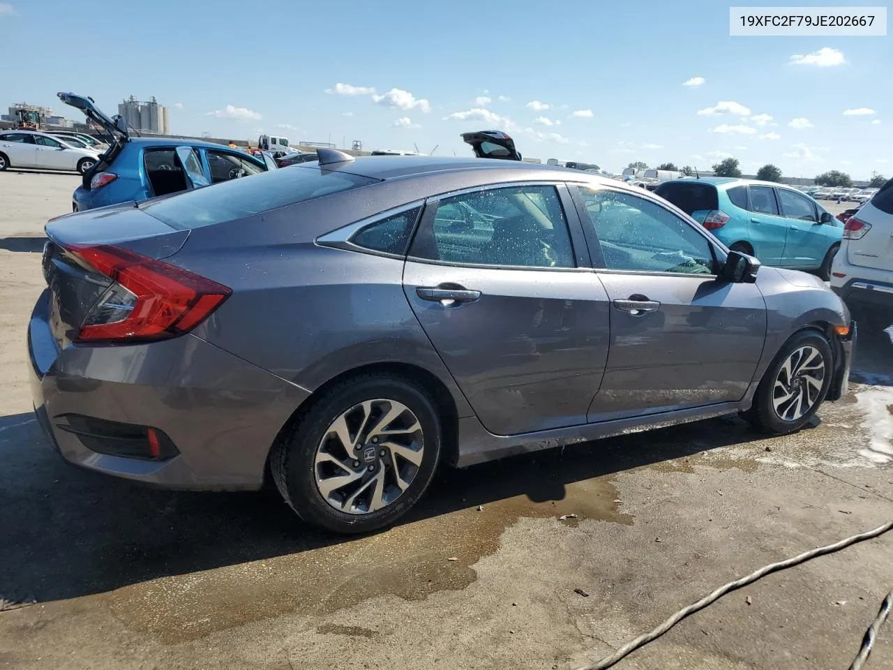 2018 Honda Civic Ex VIN: 19XFC2F79JE202667 Lot: 74000254