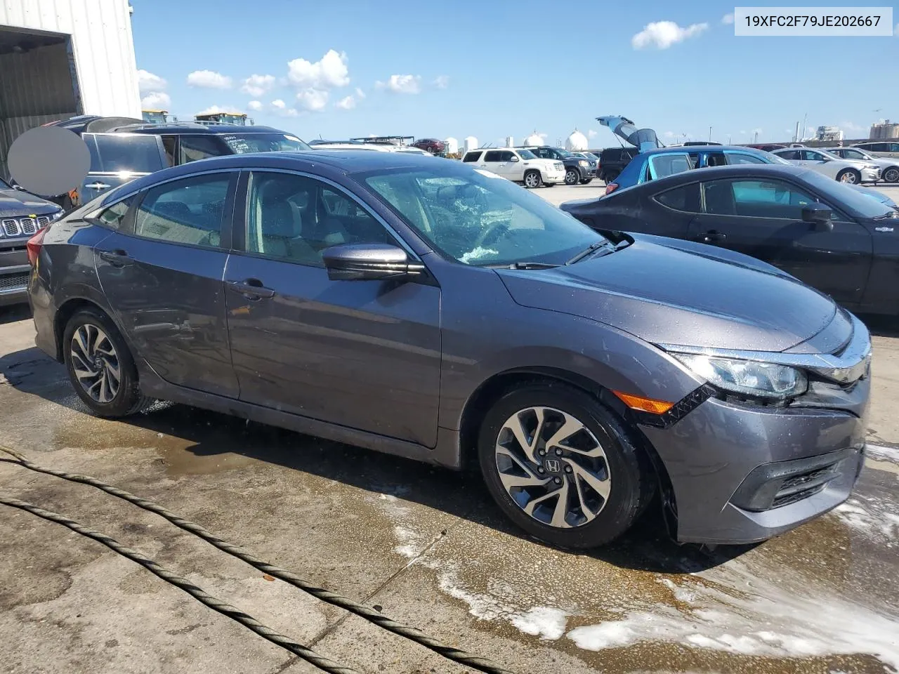 2018 Honda Civic Ex VIN: 19XFC2F79JE202667 Lot: 74000254