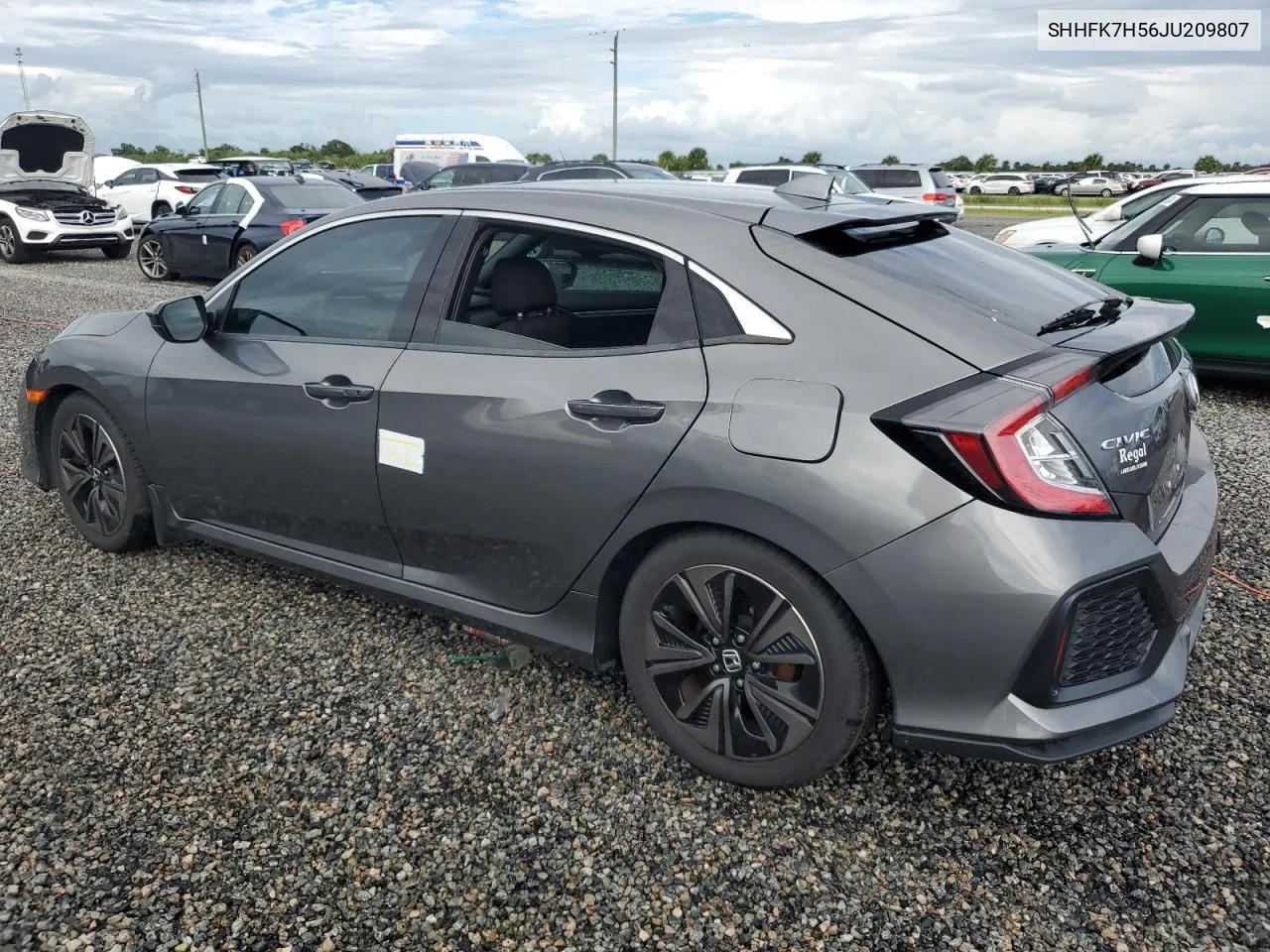 2018 Honda Civic Ex VIN: SHHFK7H56JU209807 Lot: 74038844