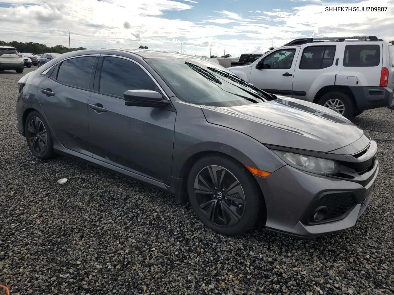 2018 Honda Civic Ex VIN: SHHFK7H56JU209807 Lot: 74038844