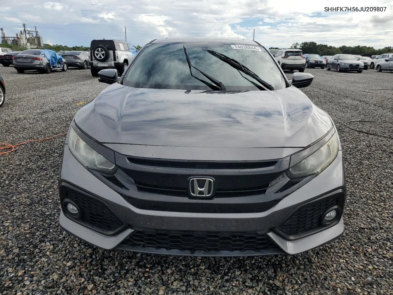 2018 Honda Civic Ex VIN: SHHFK7H56JU209807 Lot: 74038844