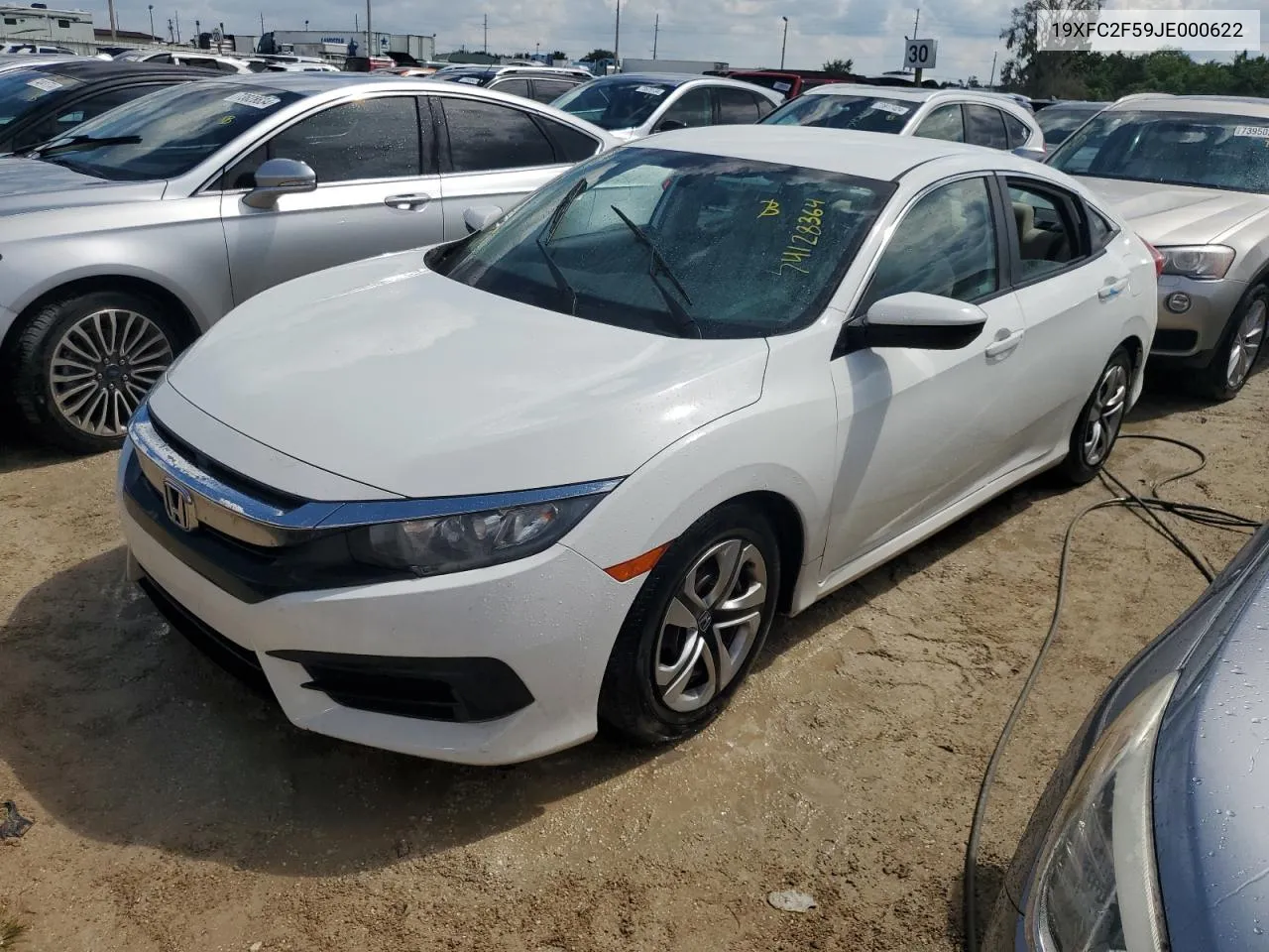 19XFC2F59JE000622 2018 Honda Civic Lx