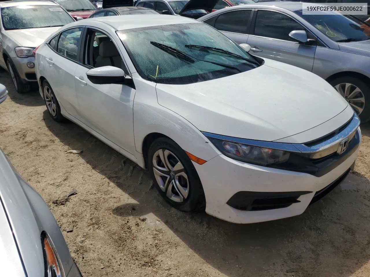 19XFC2F59JE000622 2018 Honda Civic Lx