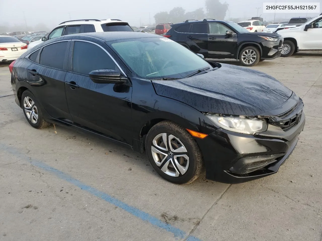 2HGFC2F55JH521567 2018 Honda Civic Lx