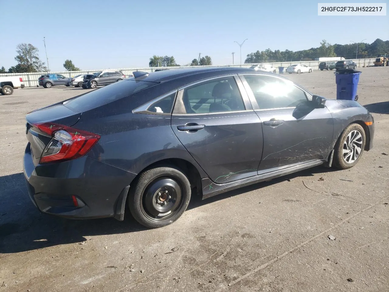 2HGFC2F73JH522217 2018 Honda Civic Ex