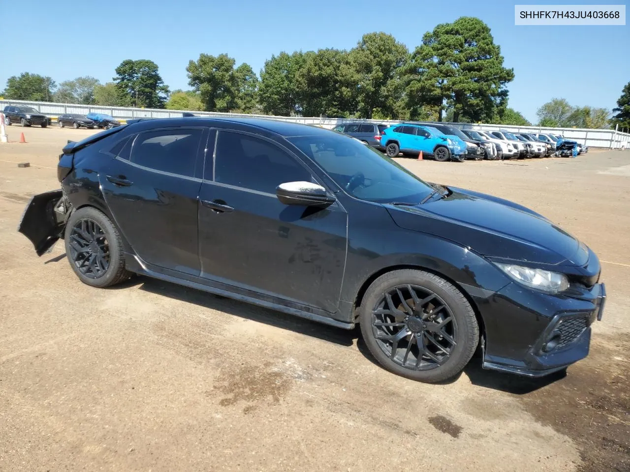 2018 Honda Civic Sport VIN: SHHFK7H43JU403668 Lot: 74624264