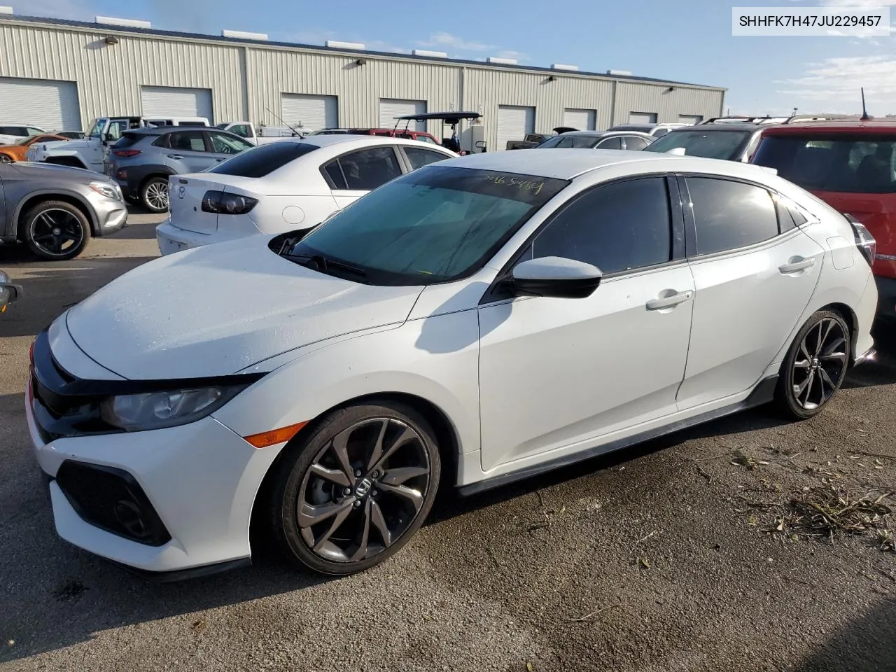 2018 Honda Civic Sport VIN: SHHFK7H47JU229457 Lot: 74650464