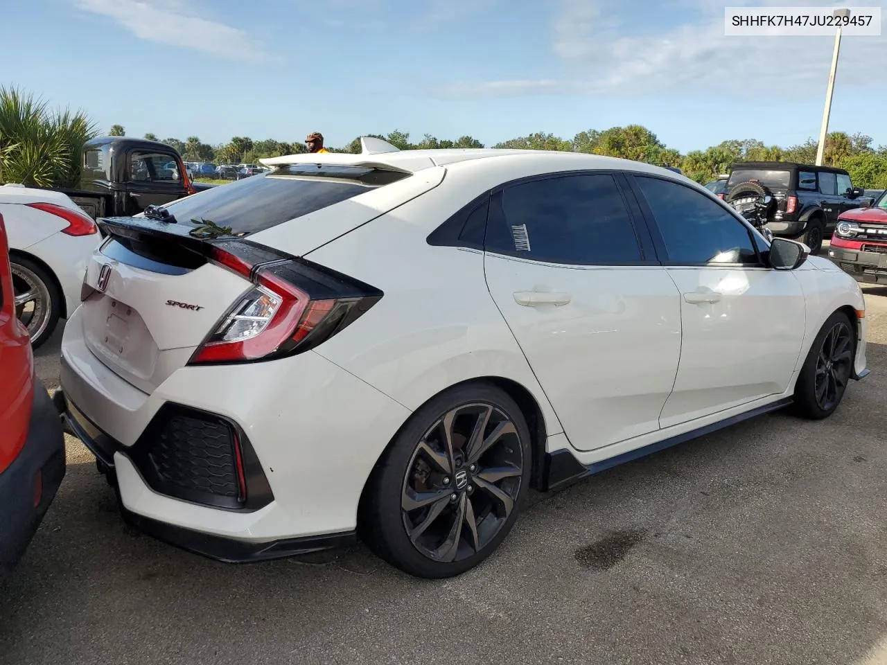 SHHFK7H47JU229457 2018 Honda Civic Sport