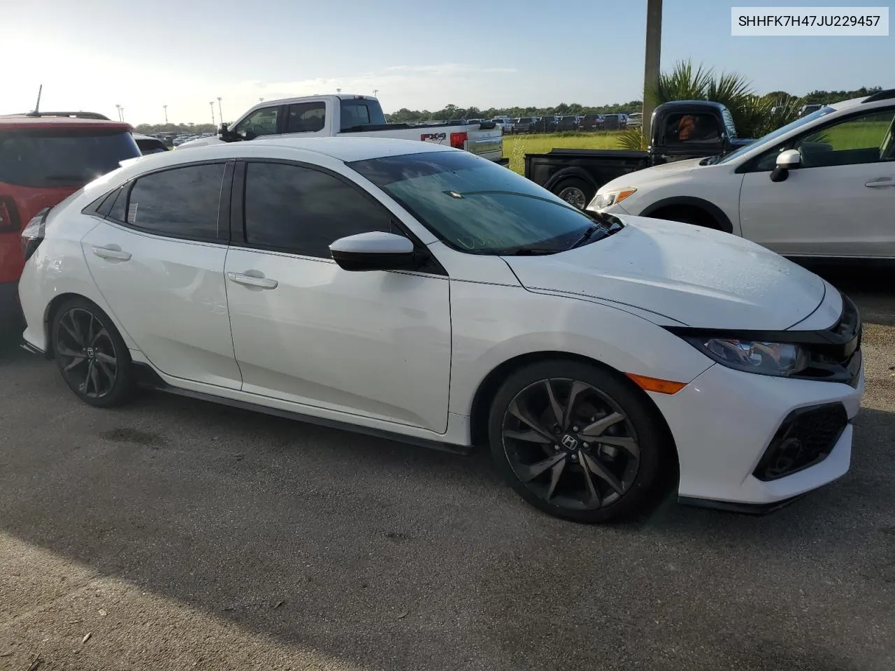 SHHFK7H47JU229457 2018 Honda Civic Sport