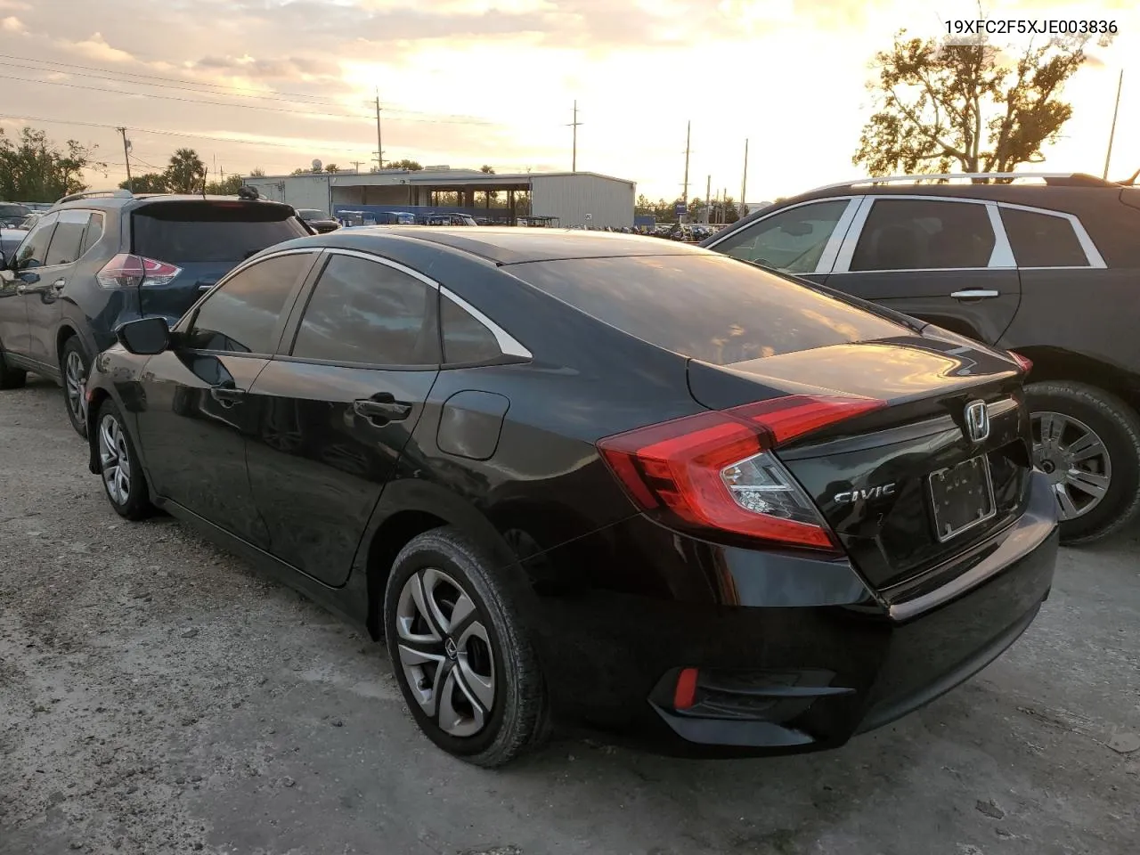 2018 Honda Civic Lx VIN: 19XFC2F5XJE003836 Lot: 74794654