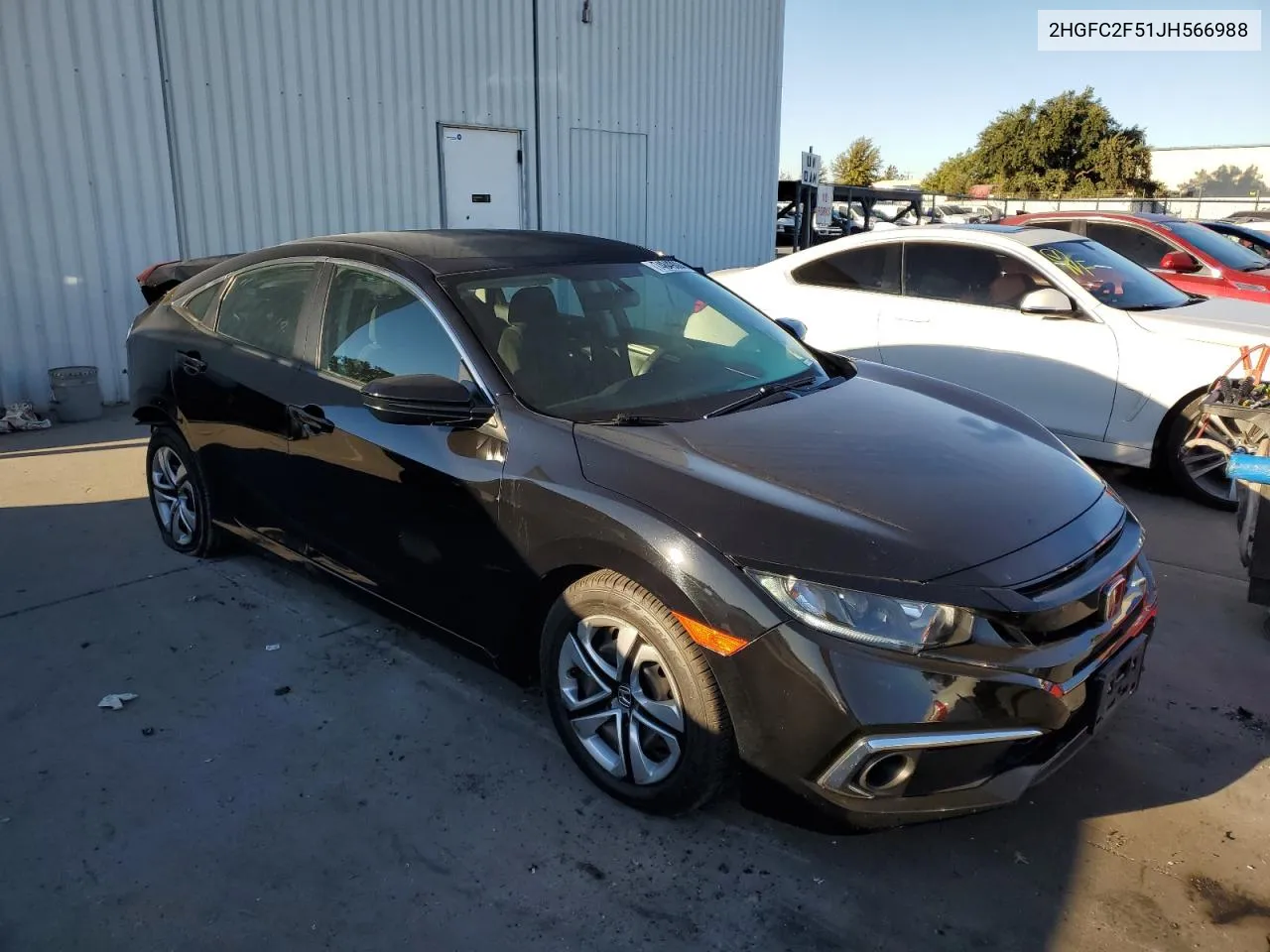 2018 Honda Civic Lx VIN: 2HGFC2F51JH566988 Lot: 74849084