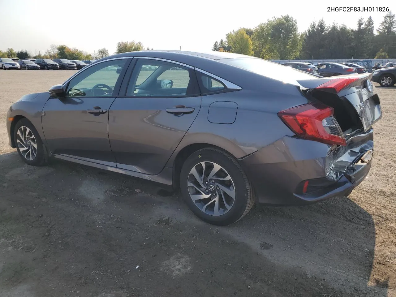 2HGFC2F83JH011826 2018 Honda Civic Ex