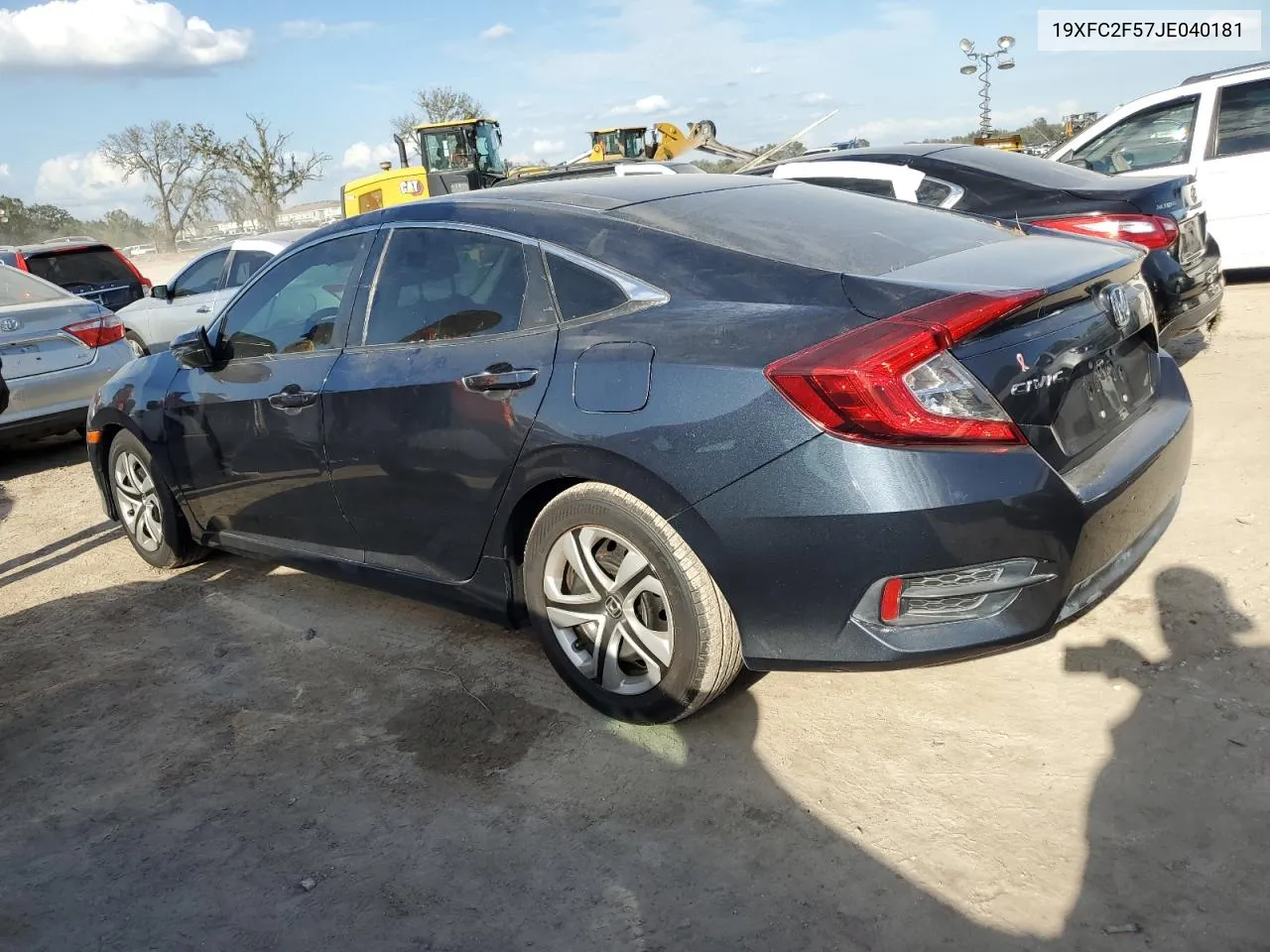 2018 Honda Civic Lx VIN: 19XFC2F57JE040181 Lot: 74930744