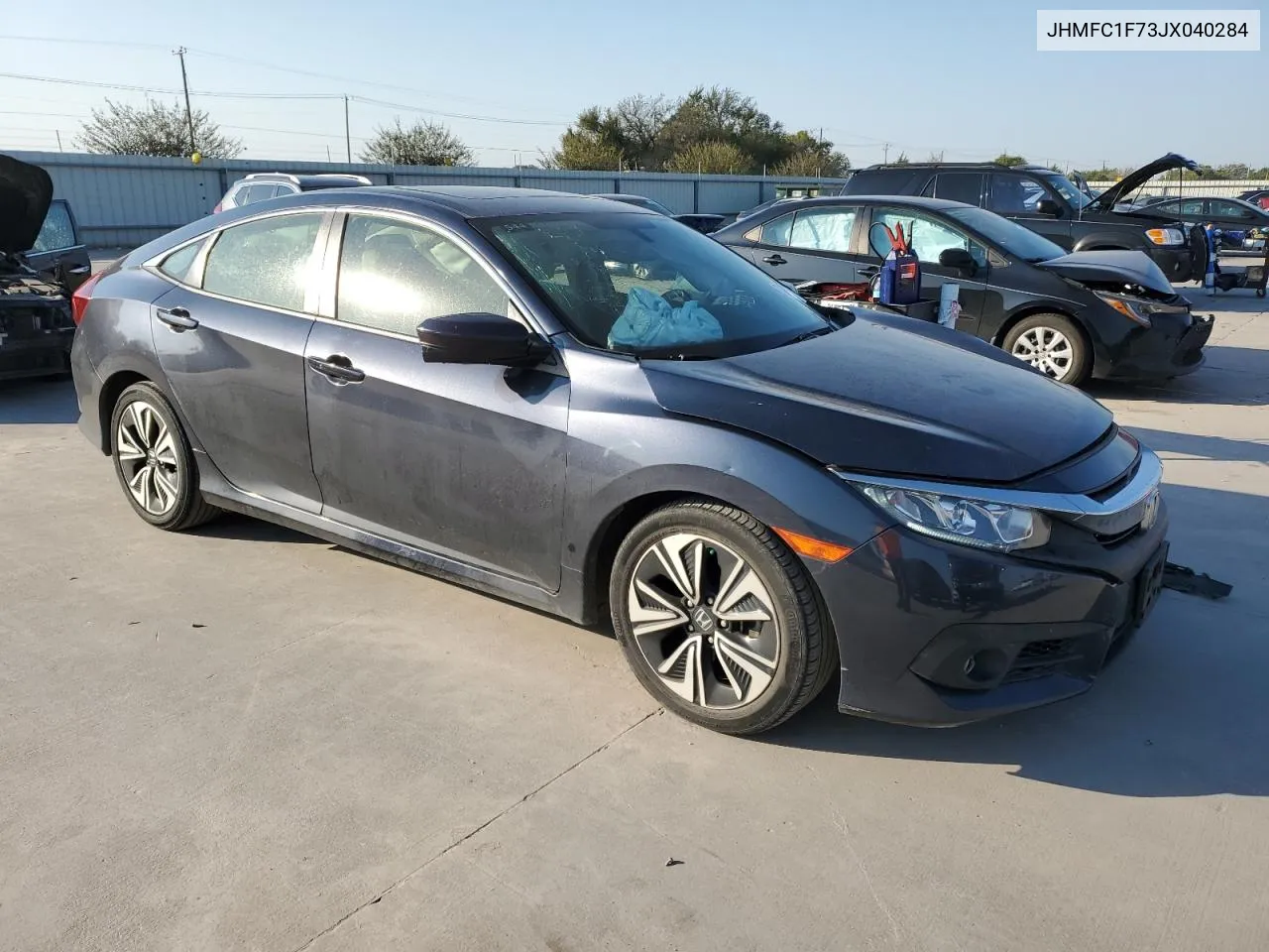 2018 Honda Civic Exl VIN: JHMFC1F73JX040284 Lot: 74940104