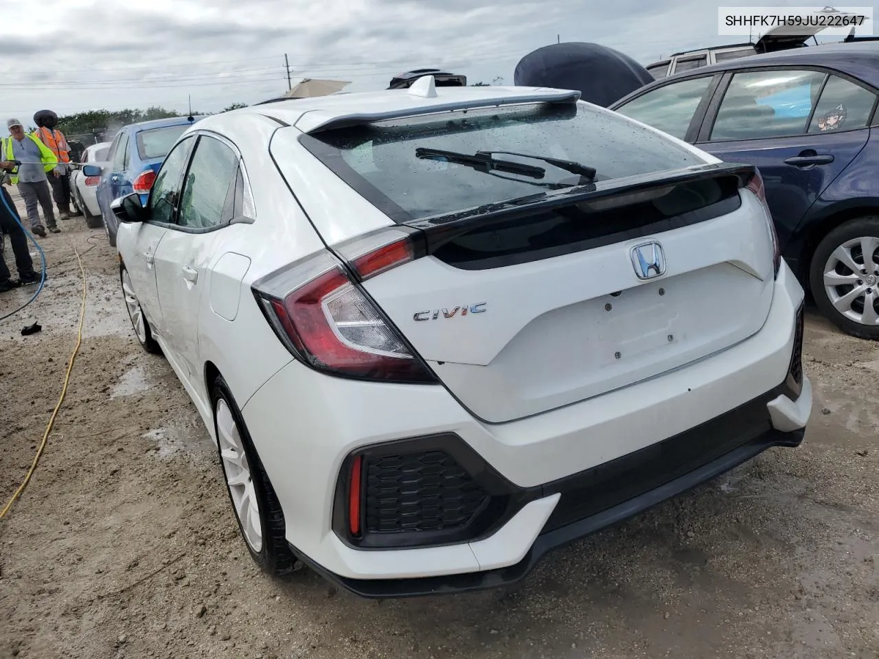 2018 Honda Civic Ex VIN: SHHFK7H59JU222647 Lot: 75007554