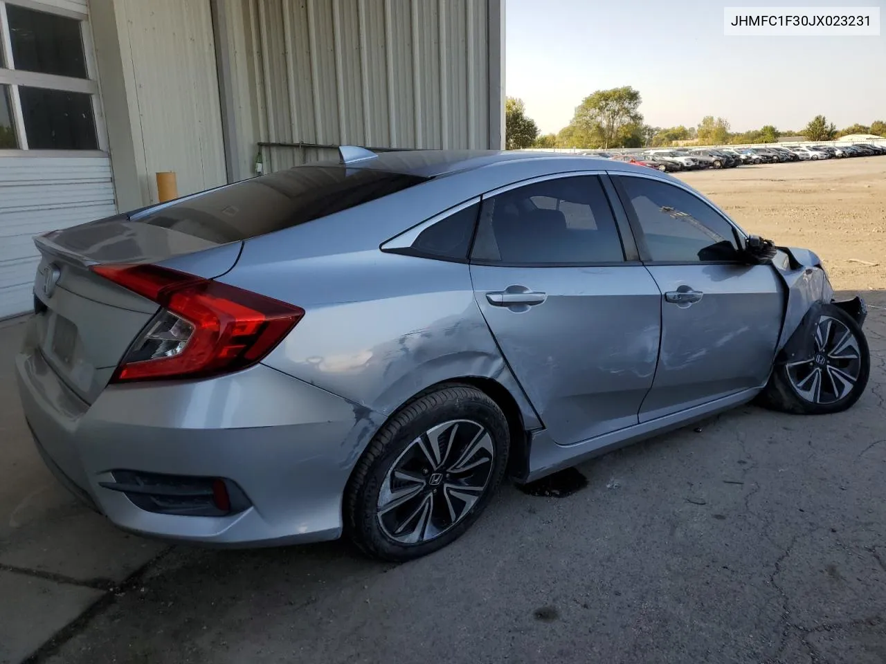 2018 Honda Civic Ex VIN: JHMFC1F30JX023231 Lot: 75019294