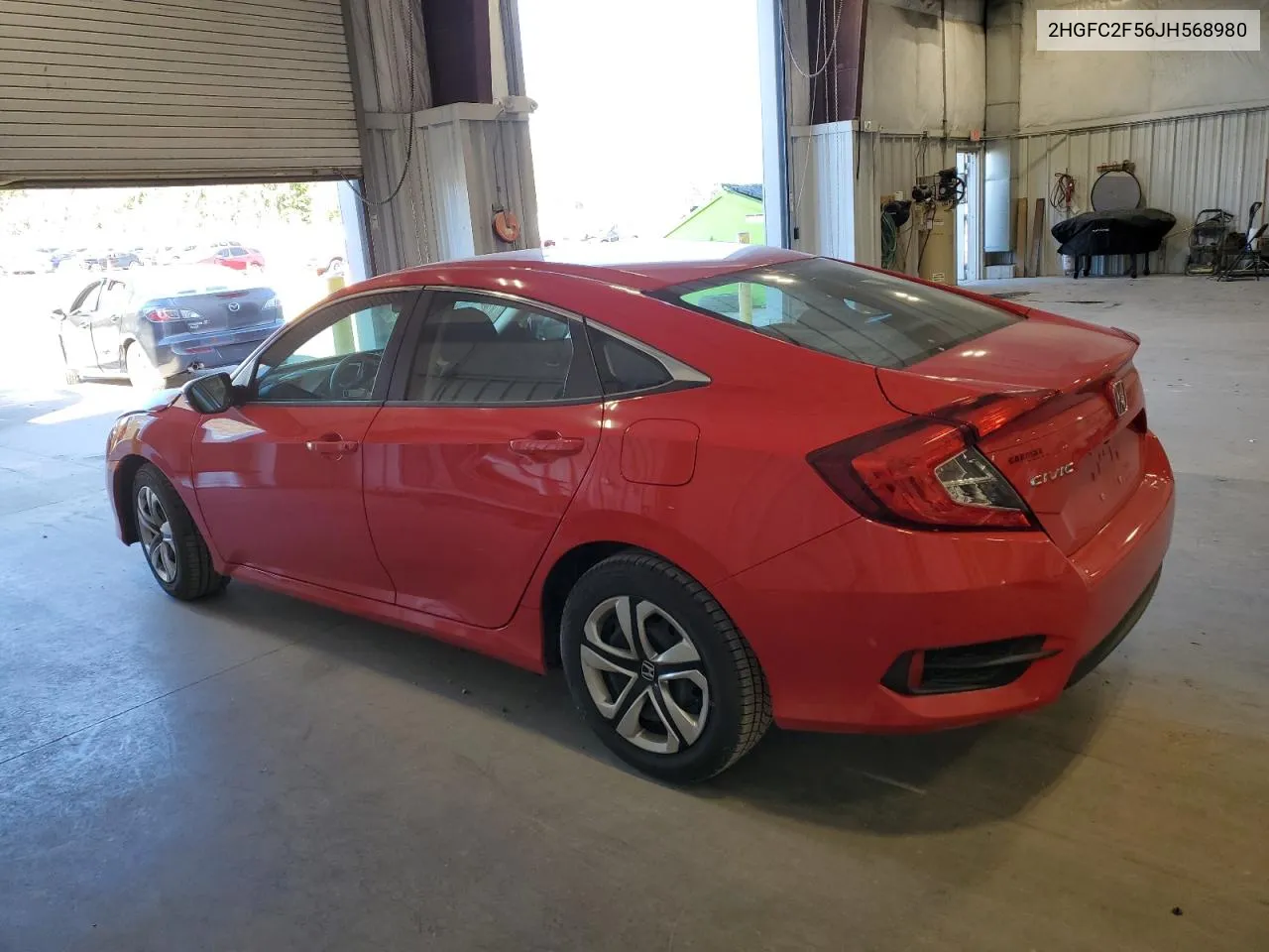 2018 Honda Civic Lx VIN: 2HGFC2F56JH568980 Lot: 75056304