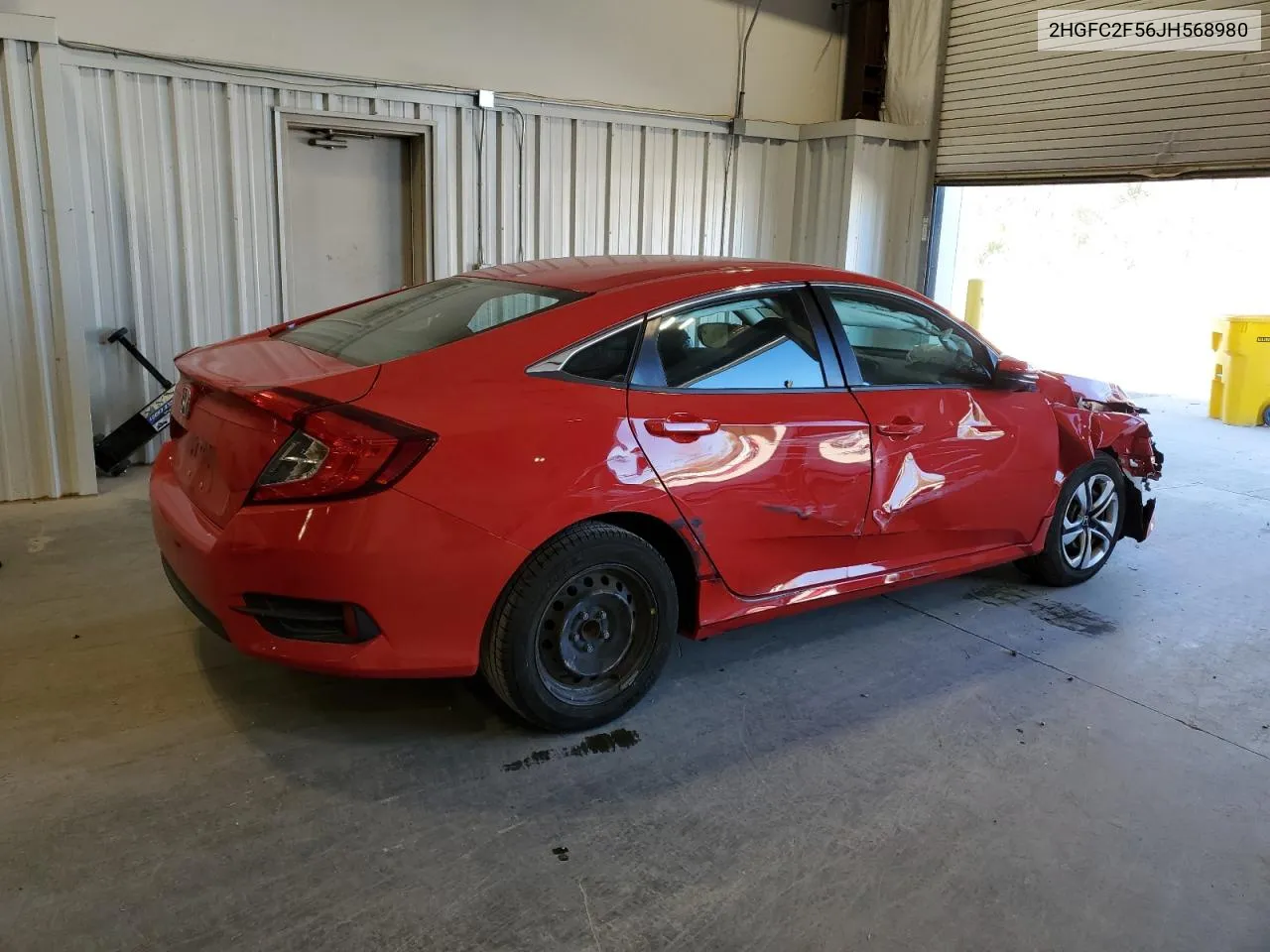 2HGFC2F56JH568980 2018 Honda Civic Lx