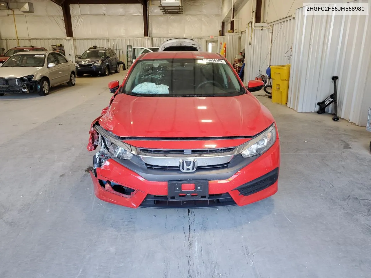 2018 Honda Civic Lx VIN: 2HGFC2F56JH568980 Lot: 75056304