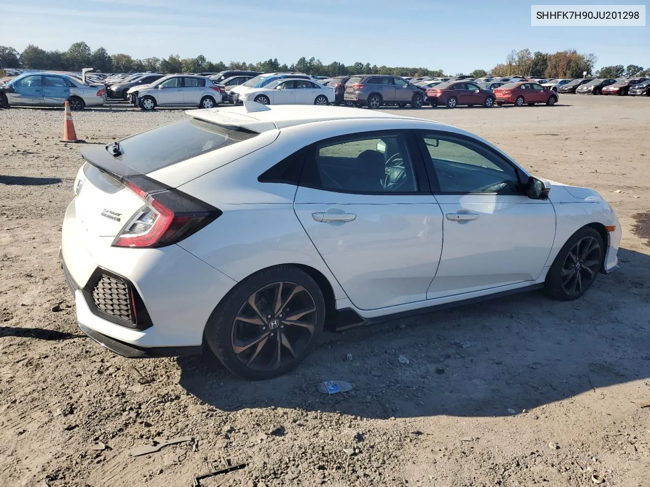 2018 Honda Civic Sport Touring VIN: SHHFK7H90JU201298 Lot: 75085324