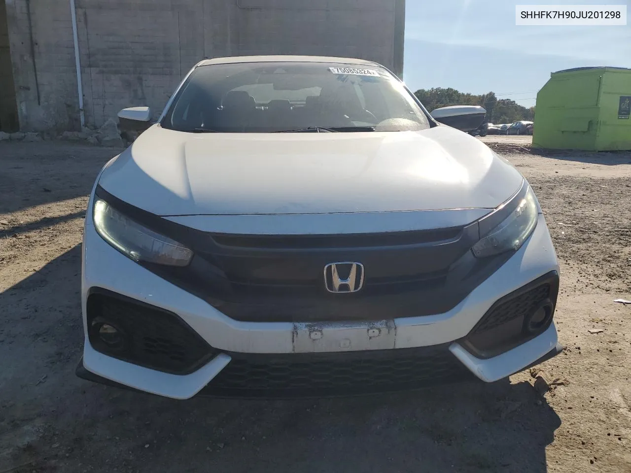 2018 Honda Civic Sport Touring VIN: SHHFK7H90JU201298 Lot: 75085324