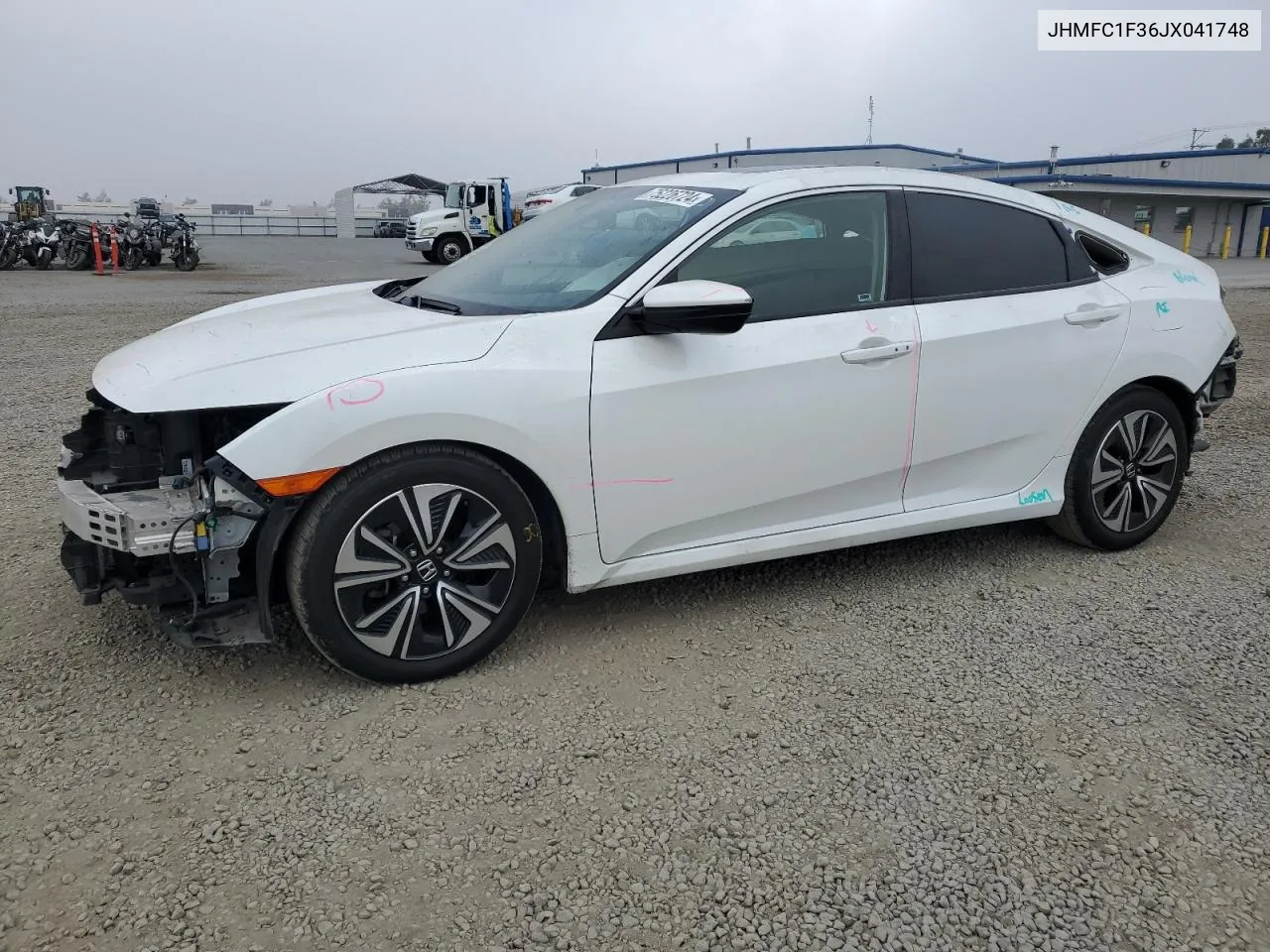 JHMFC1F36JX041748 2018 Honda Civic Ex